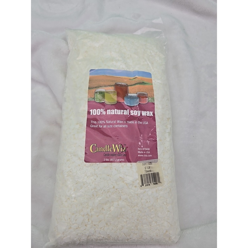 2 lbs 100% Natural Soy Wax Made In The Usa